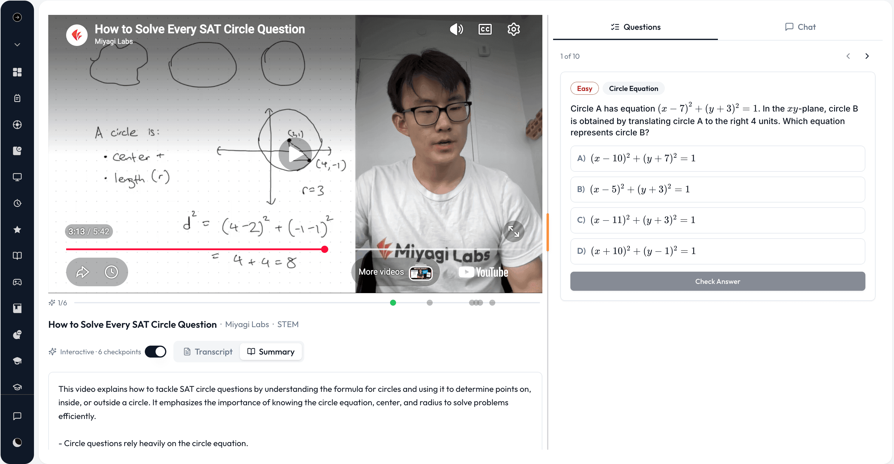 SAT classroom lessons preview